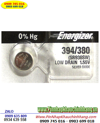 Pin SR936SW _Pin 394; Pin đồng hồ Energizer SR936SW 394 Silver Oxide 1.55v | HẾT HÀNG